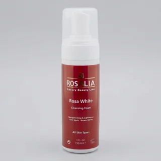 فوم پاک‌کننده و روشن‌کننده پوست رزالیا مدل Rosa White حجم 150 میلی‌لیتر 102255230