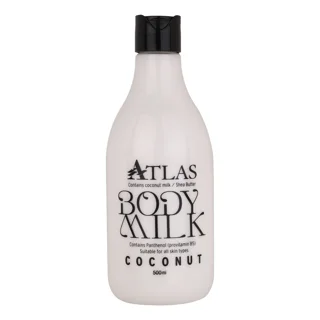 شیر بدن اطلس مدل Coconut مناسب انواع پوست حجم 500 میلی لیتر 102257295