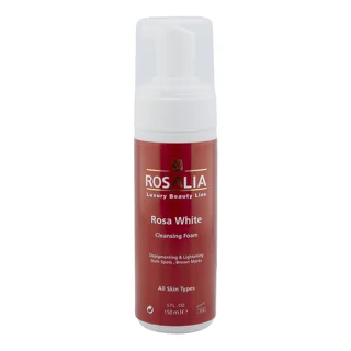 فوم پاک‌کننده و روشن‌کننده پوست رزالیا مدل Rosa White حجم 150 میلی‌لیتر 102255232