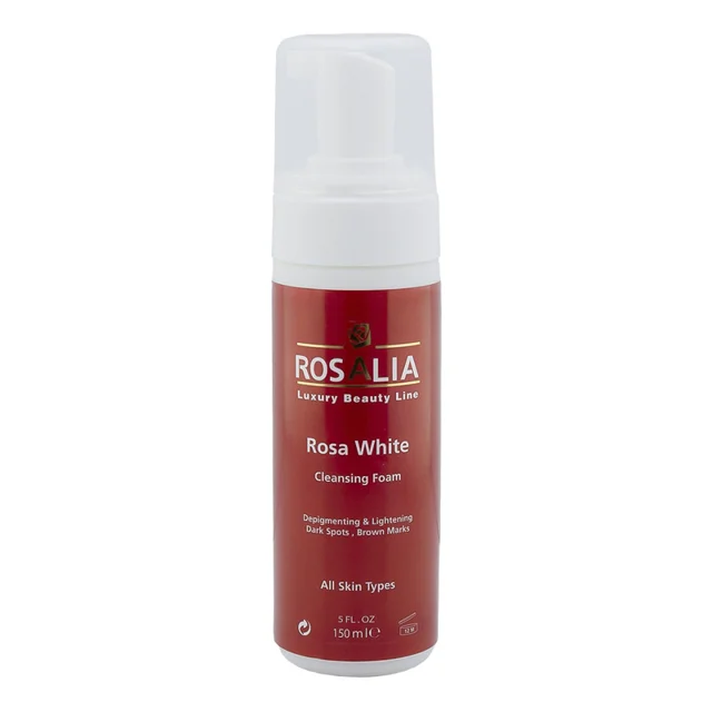 فوم پاک‌کننده و روشن‌کننده پوست رزالیا مدل Rosa White حجم 150 میلی‌لیتر 102255232