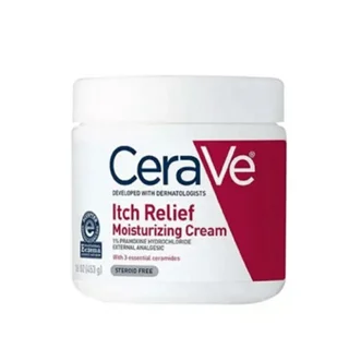 کرم مرطوب‌کننده دست، صورت، گردن سراوی مدل Itch Relife  مناسب برای انواع پوست وزن 340 گرم 102255471